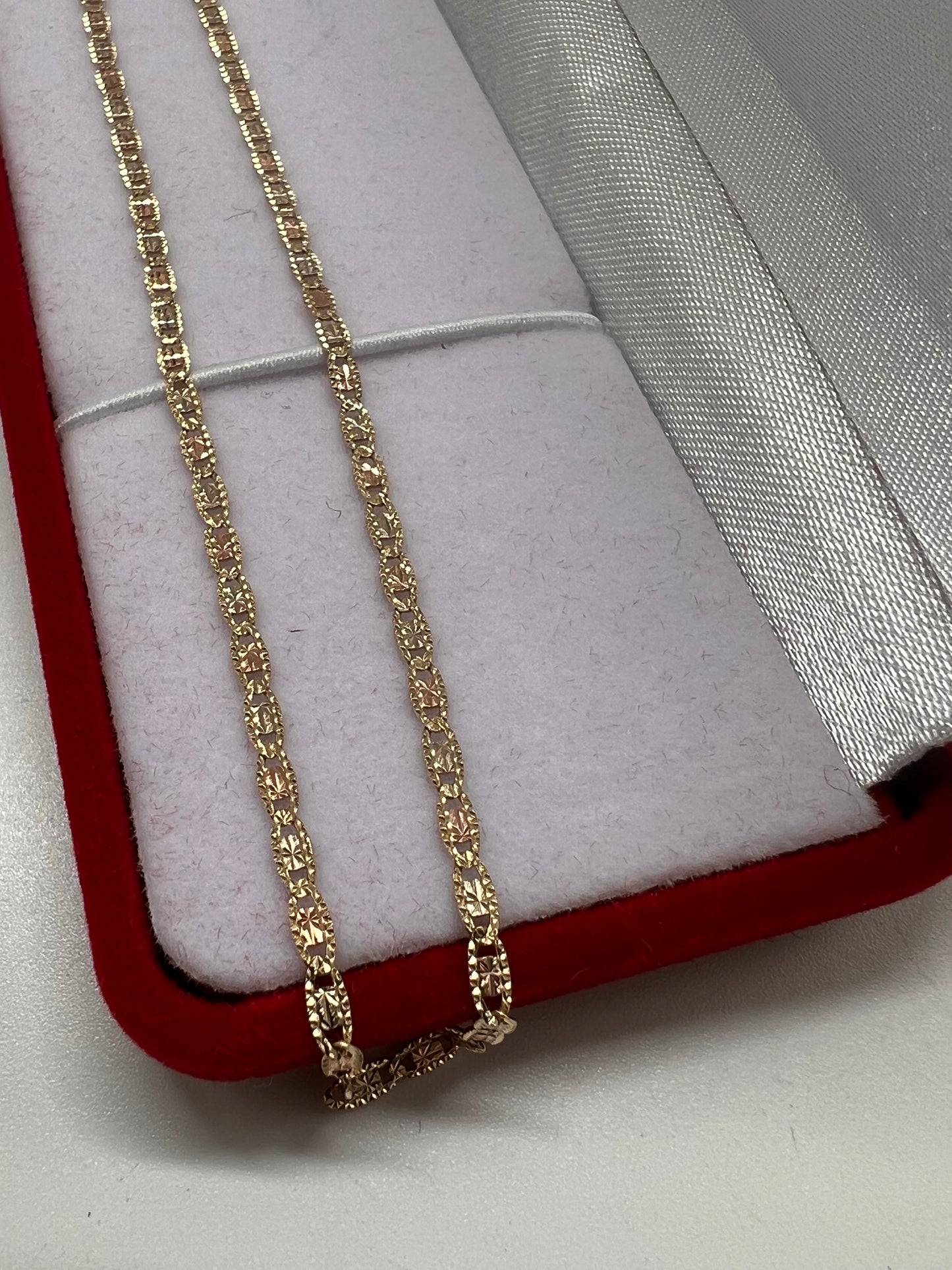 14k real gold Valentino chain