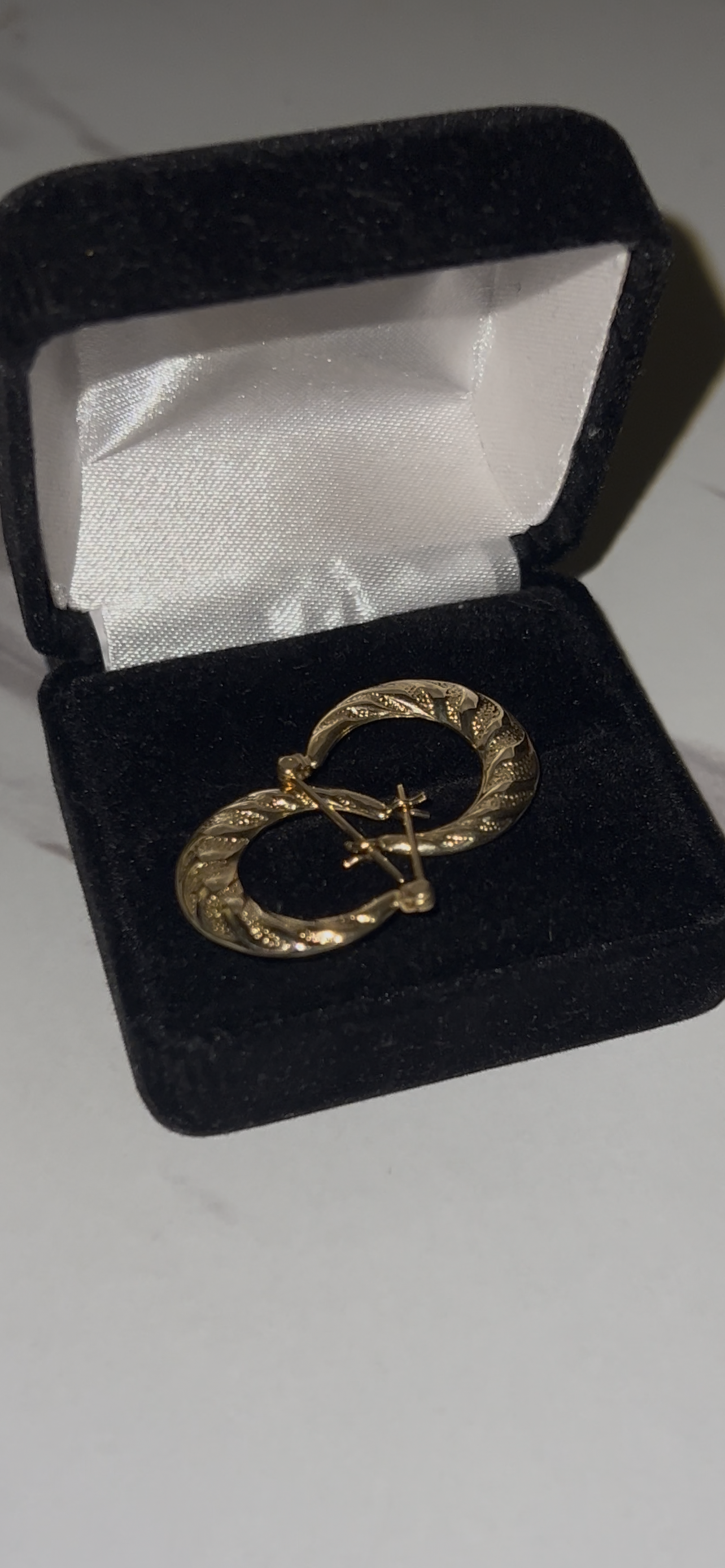 14k real gold hoop earrings