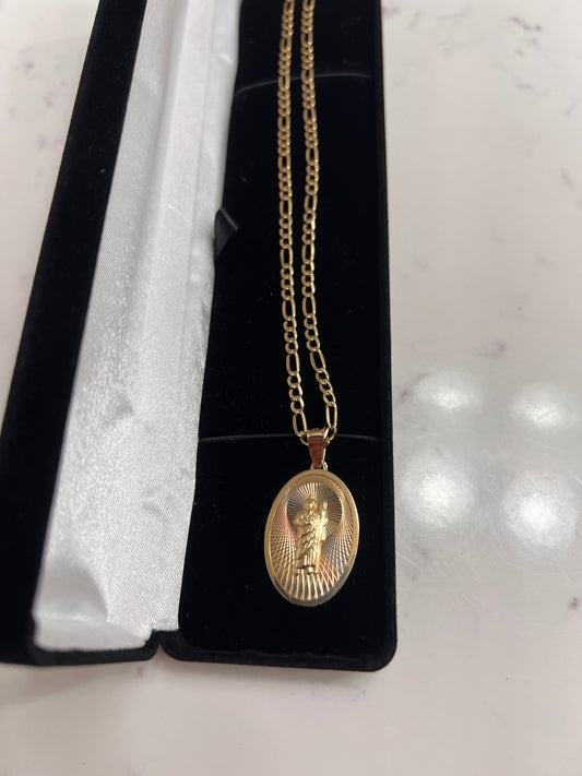 San Judas chainset 14k real gold