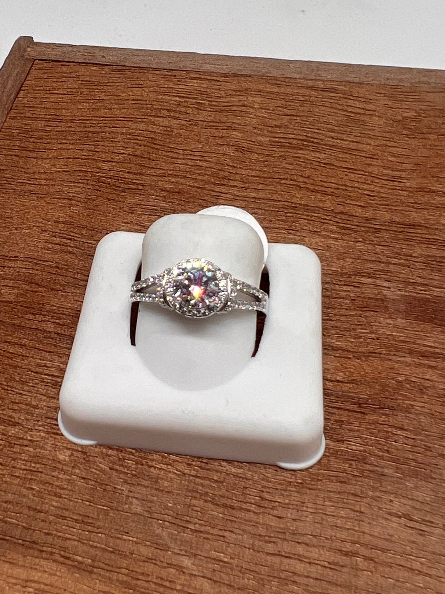 Real silver promise ring