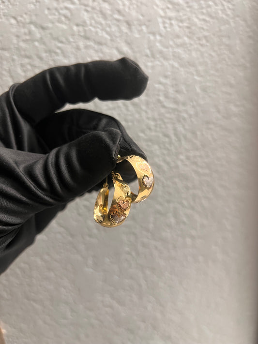 14k real gold earrings