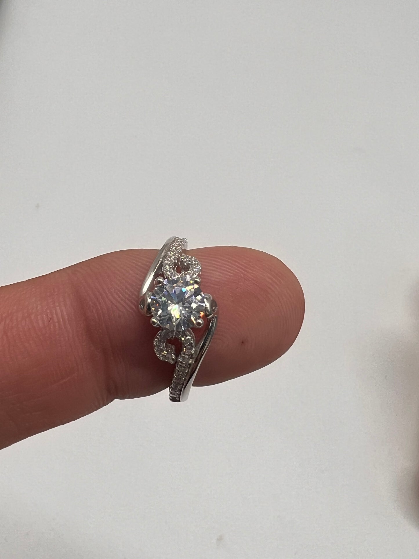 Real silver promise ring