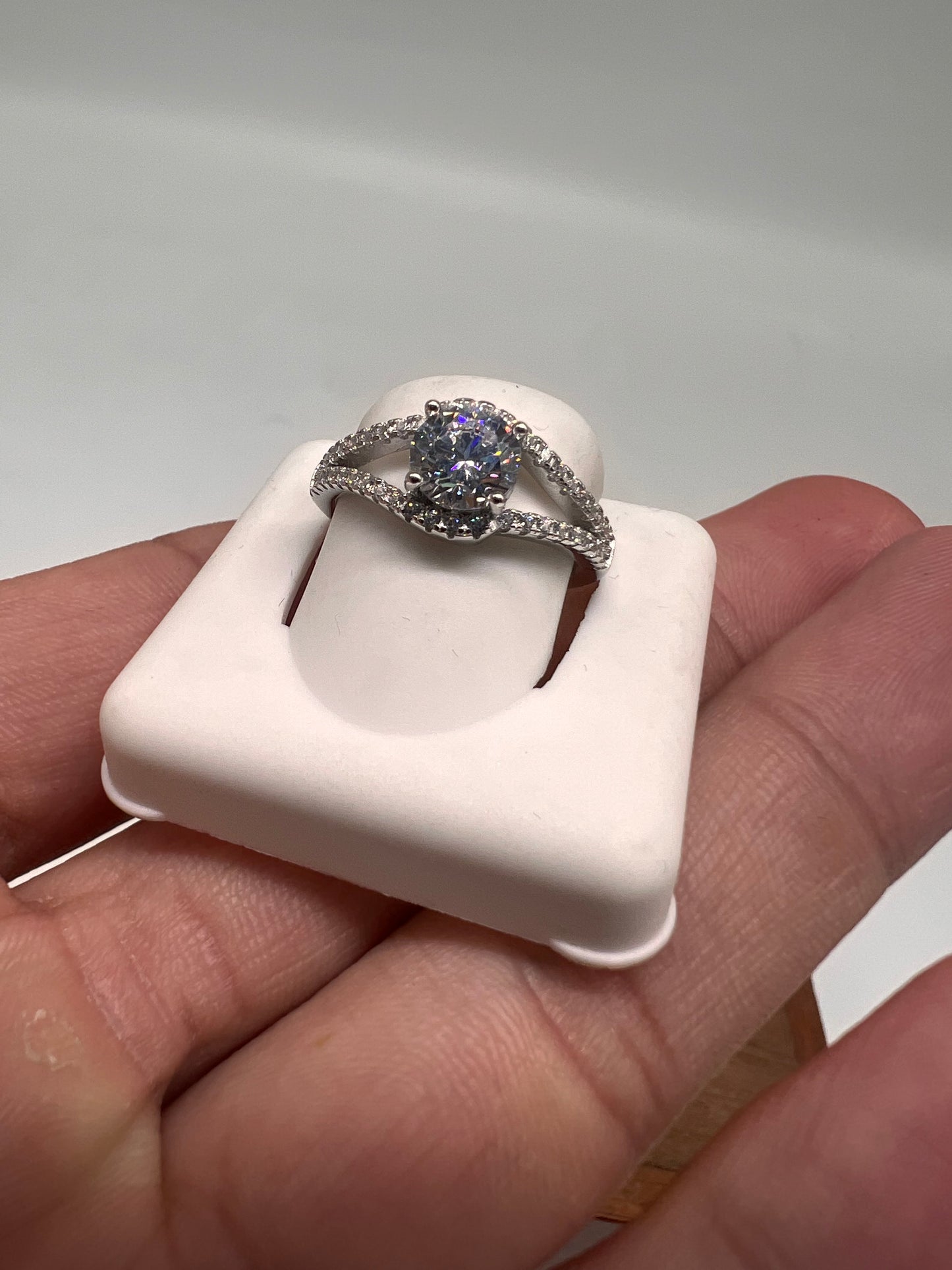 Real silver promise ring