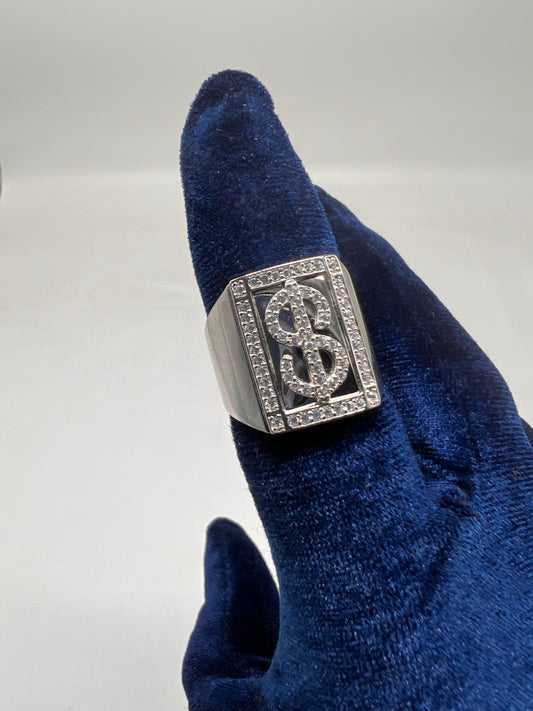 Money ring real silver