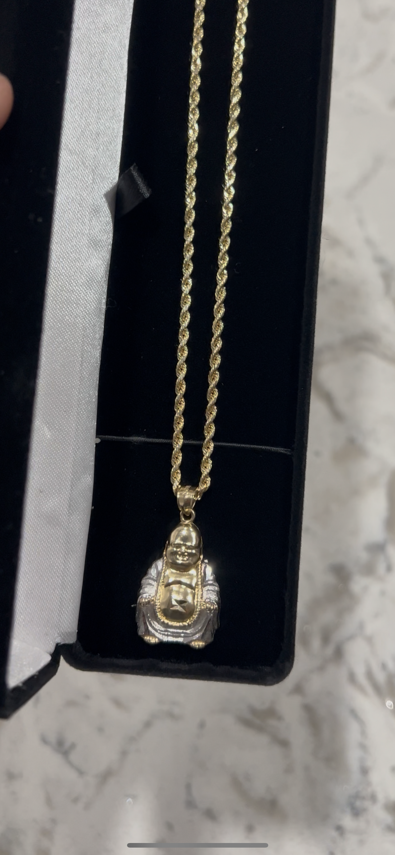 10k real gold buddah set
