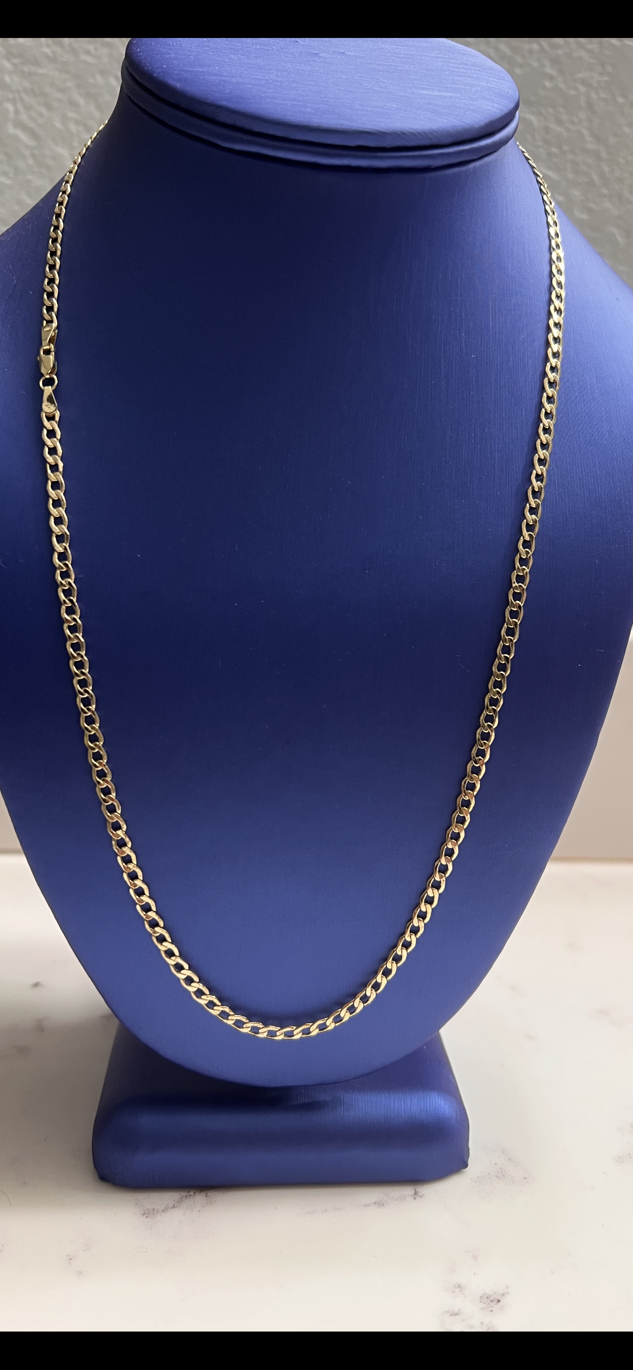 10k real gold Cuban Chain 22inch