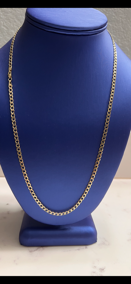 10k real gold Cuban Chain 22inch