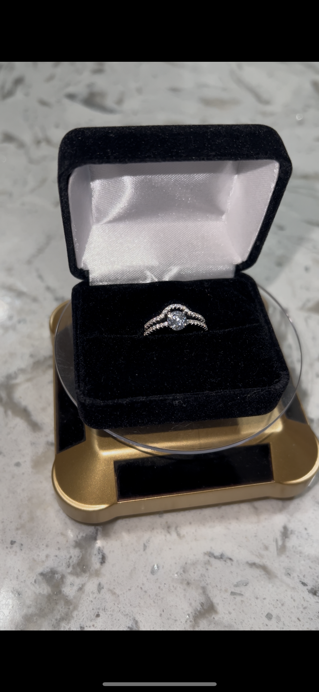 Real silver promise ring
