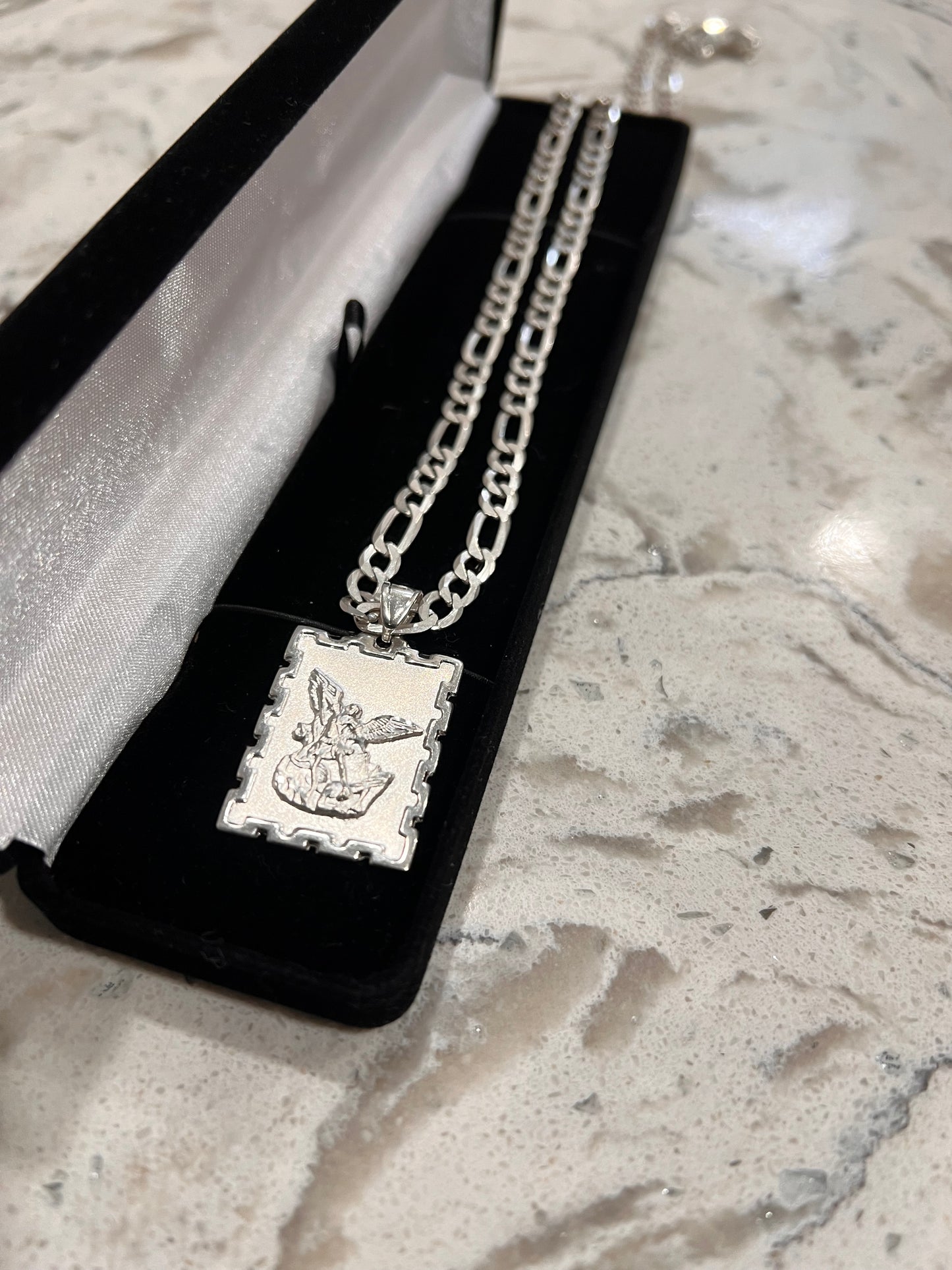 Real silver San Miguel set