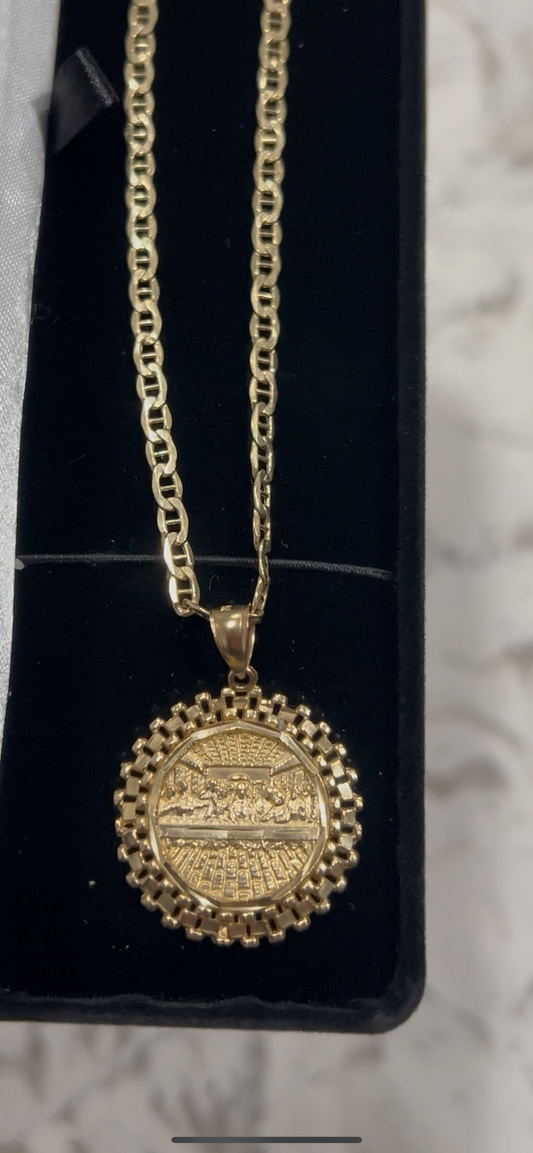 Last supper 10k real gold set