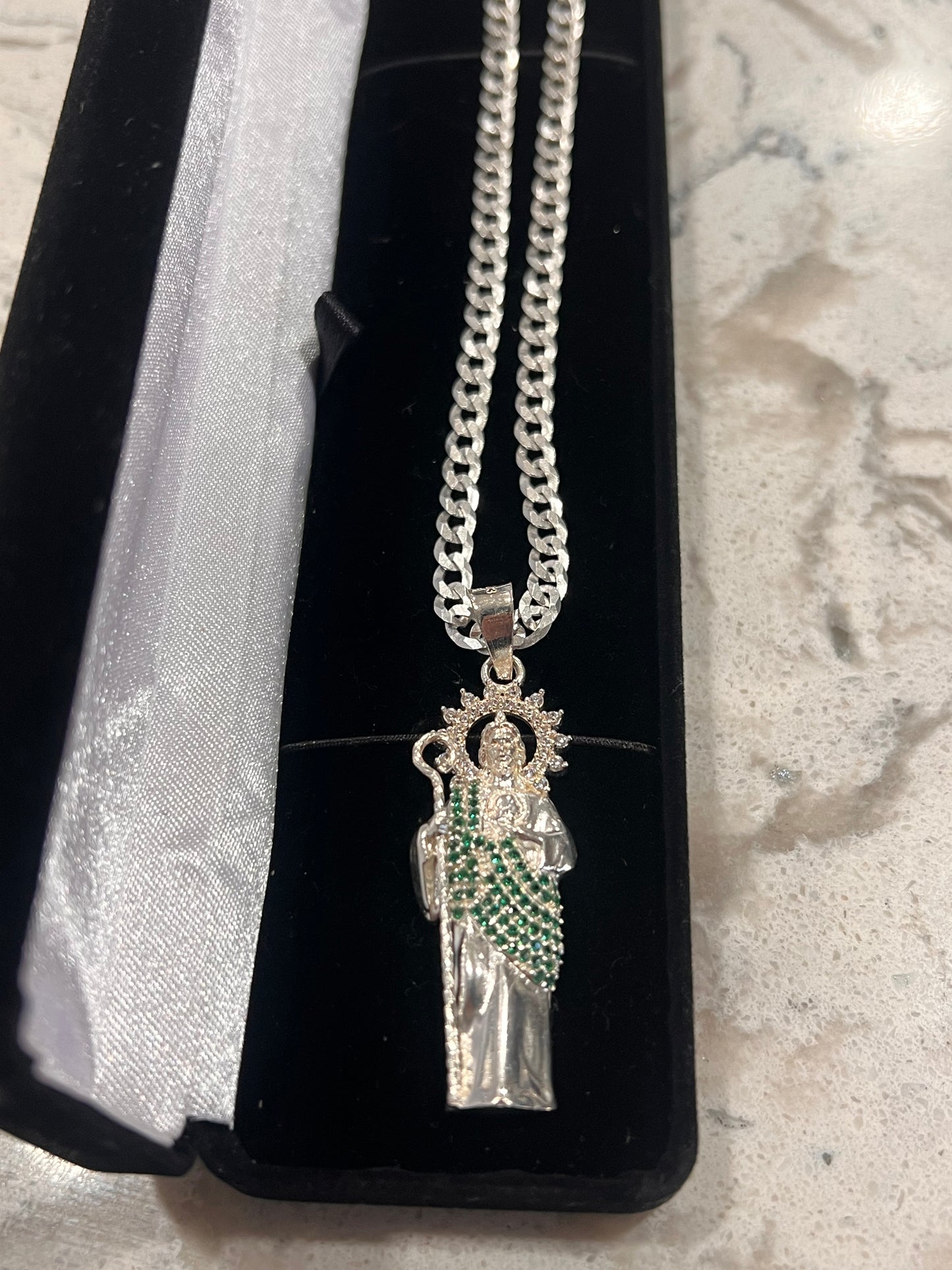 Real silver San Judas set