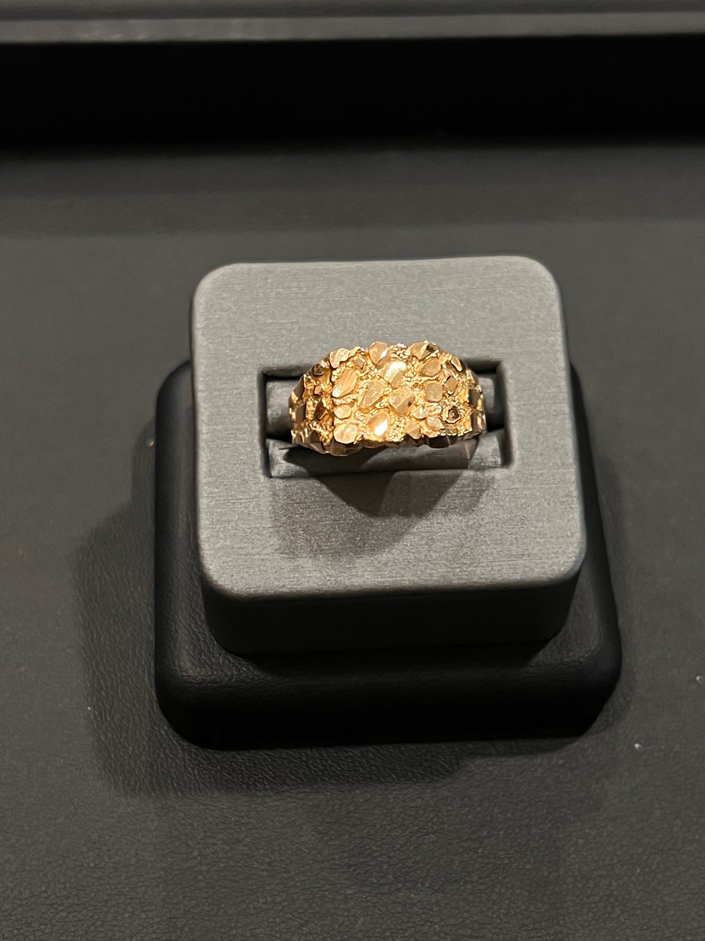 10k real gold nugget ring