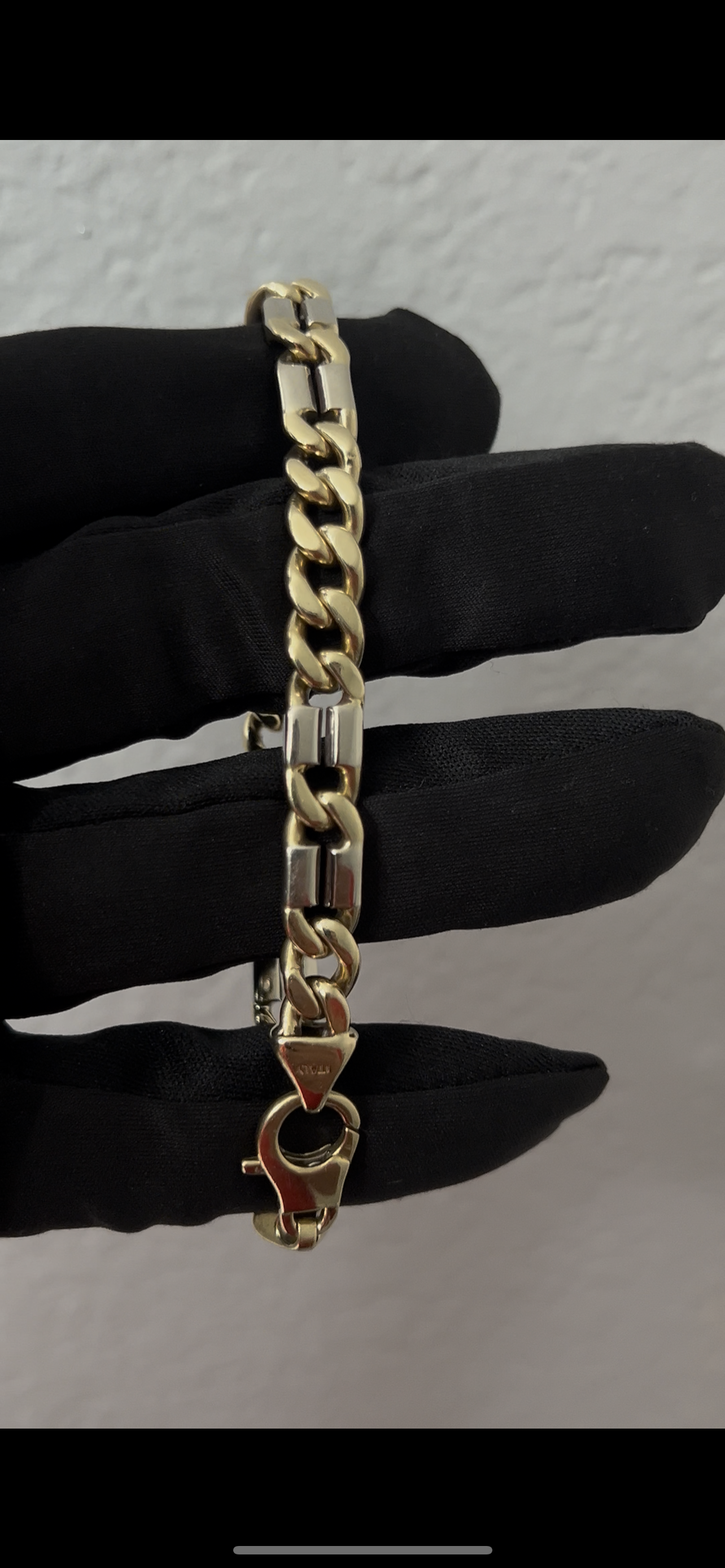 10k real gold heavy bracelet