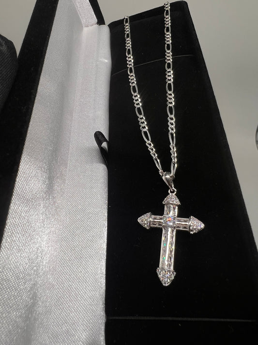 Real silver small cross set