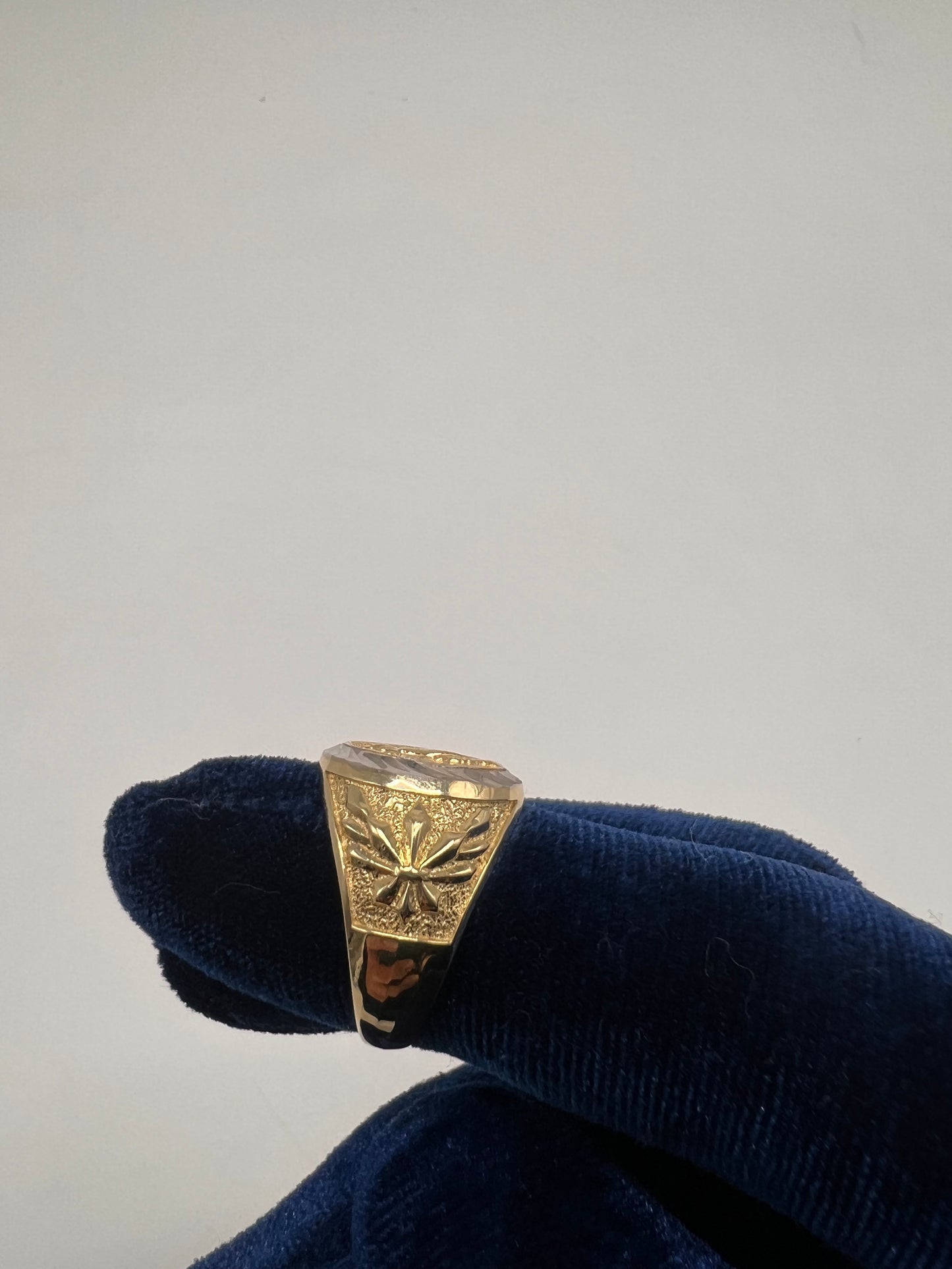 Centenario ring 14k real gold