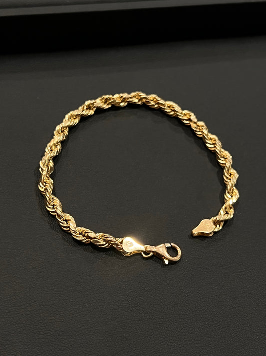 10k real gold Rope bracelet