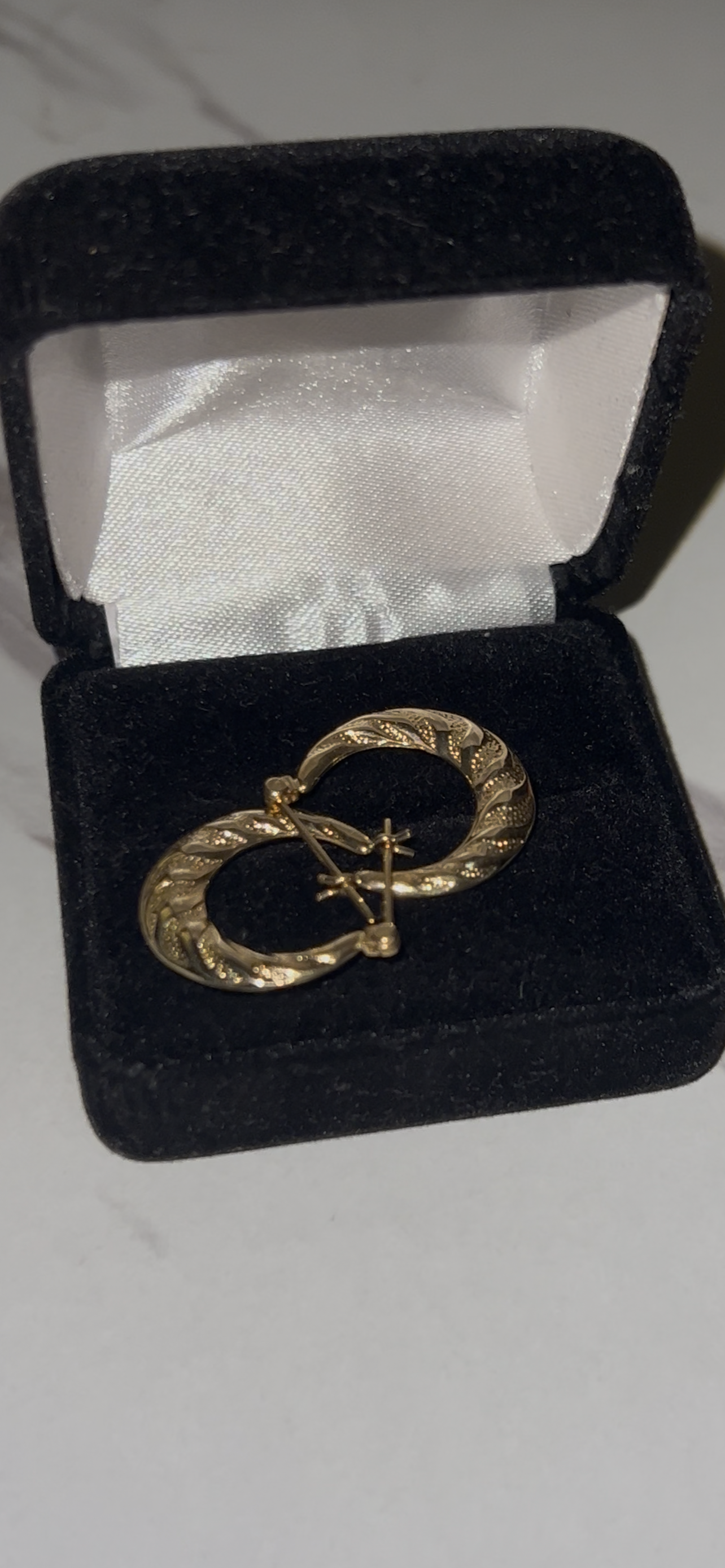 14k real gold hoop earrings