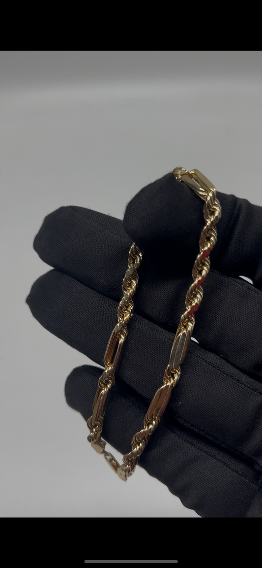 14k real gold Milano bracelet