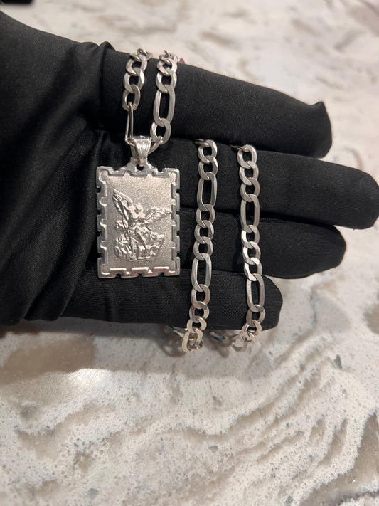 Real silver San Miguel set