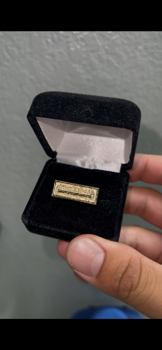 14k last supper ring