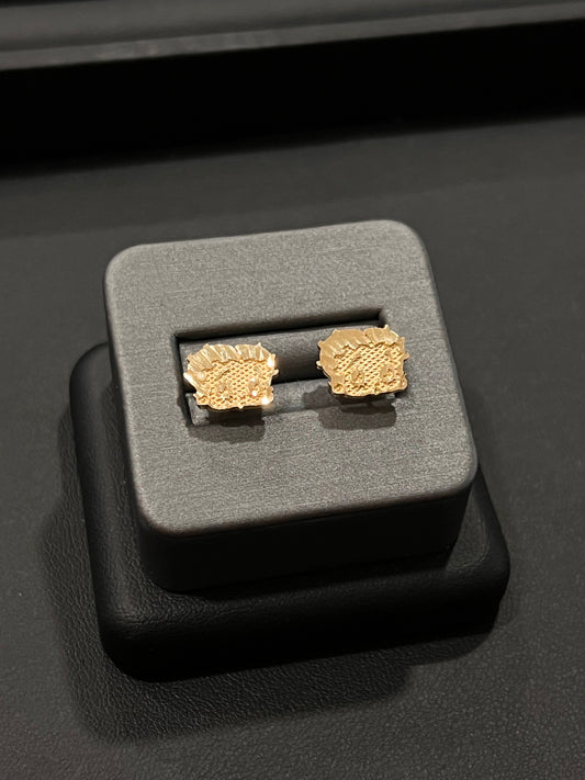10k real gold Betty boop earrings