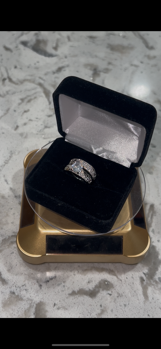Real silver promise set