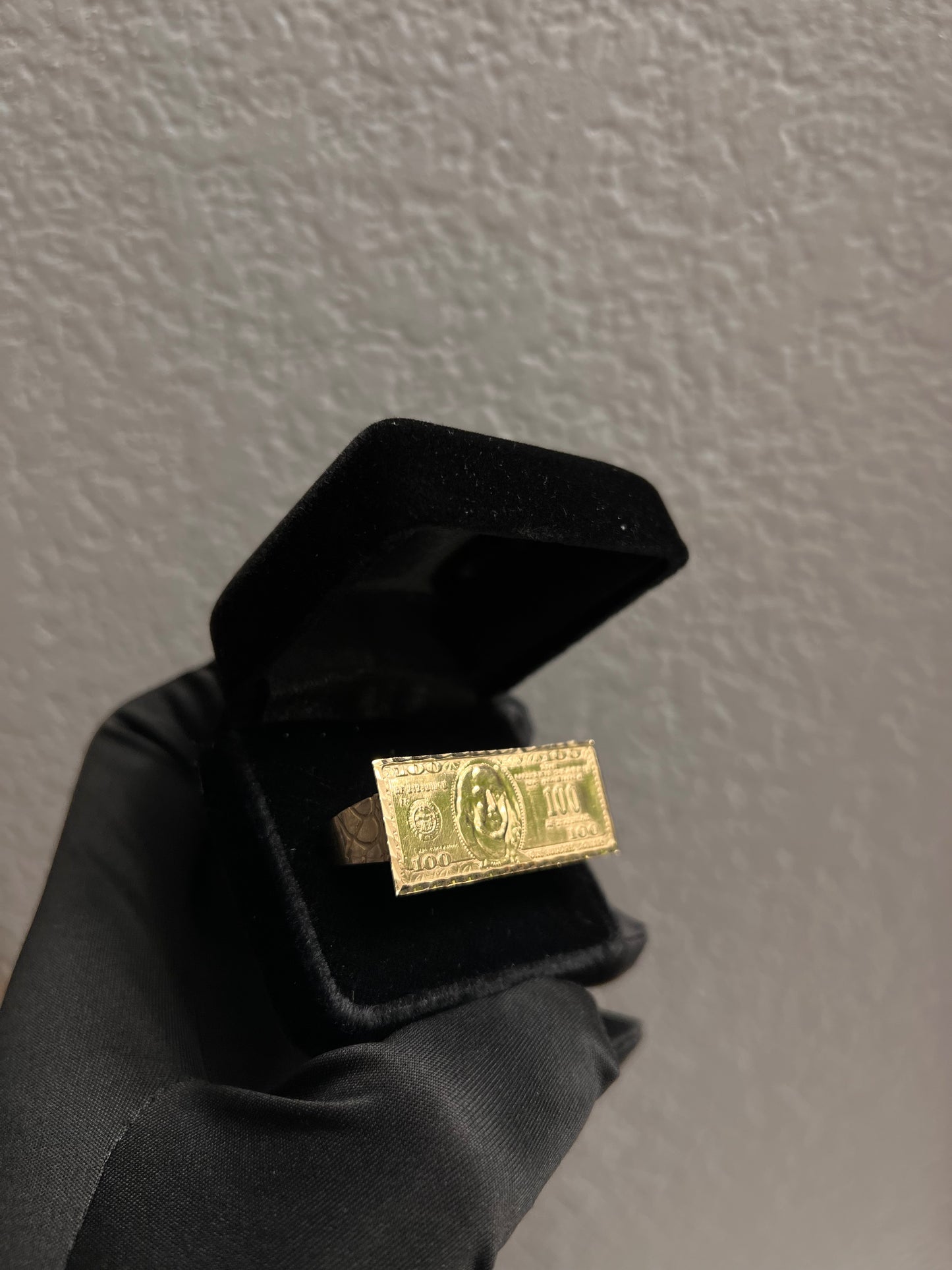 2 finger ring 10k real gold Benjamin