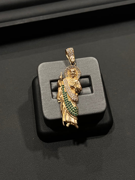 14k real gold San Judas