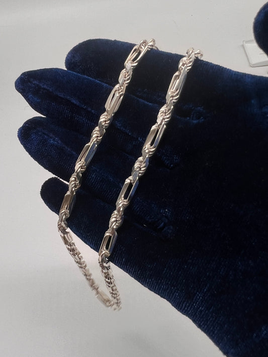 Milano chain 4mm real silver 24inch