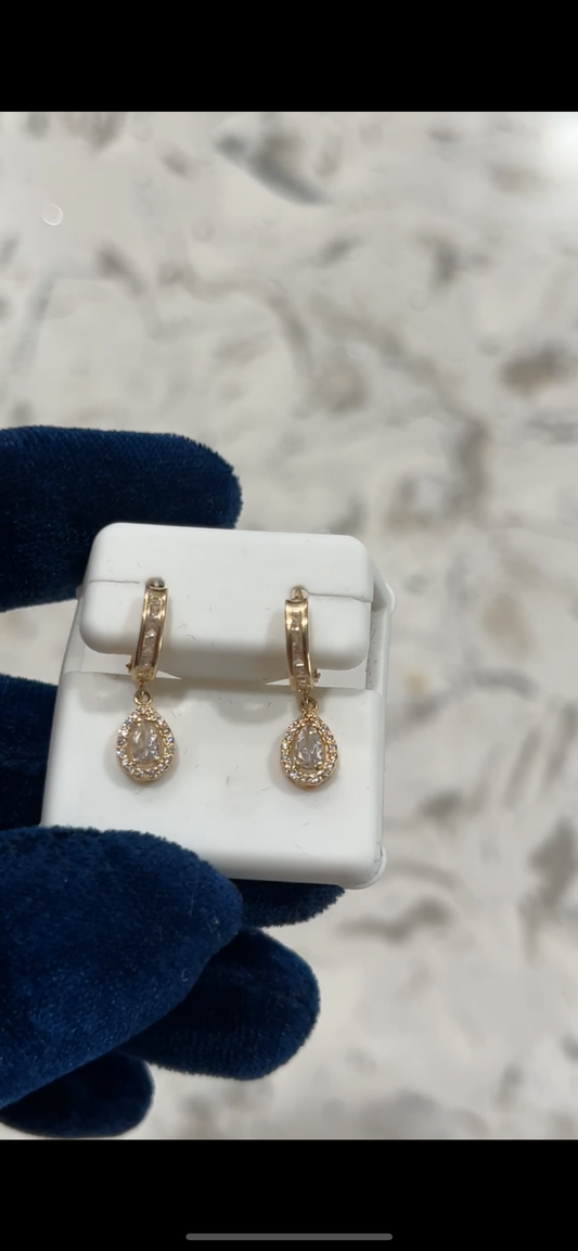 14k real gold earrings