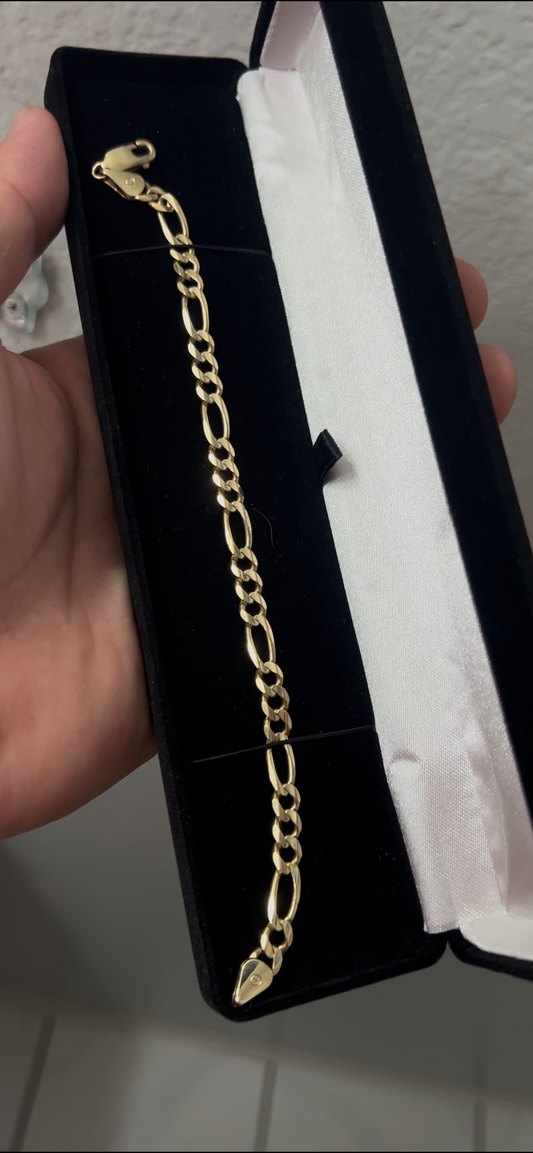 10k solid gold FIGARO BRACELET
