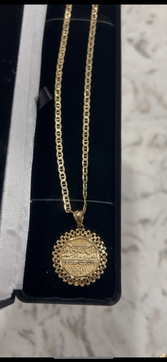 Last supper 10k real gold set