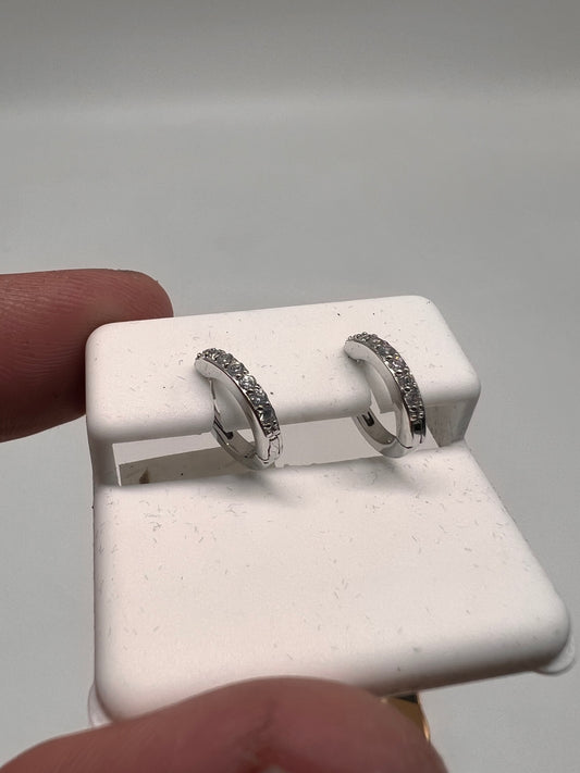 Small hoops real silver