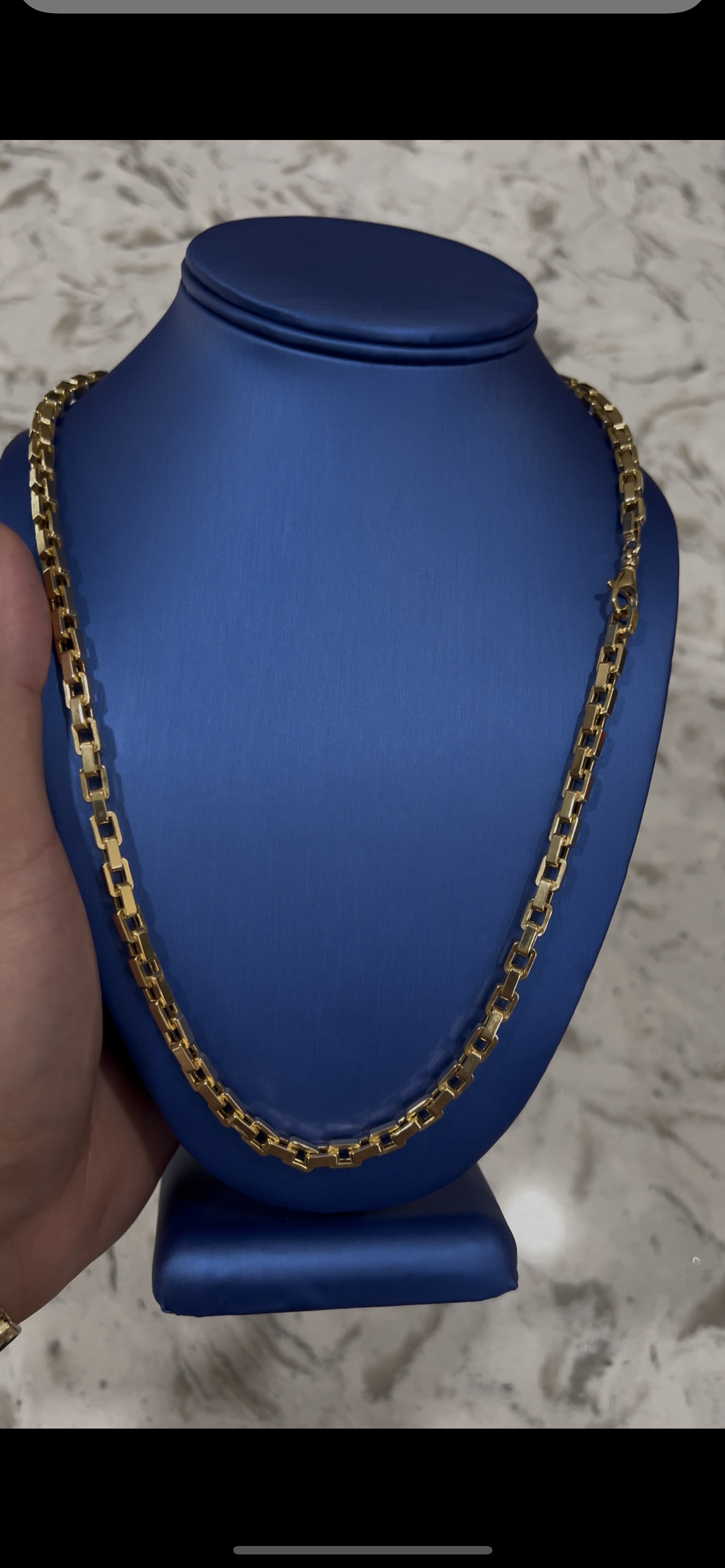 Hermes link 14k real gold chain