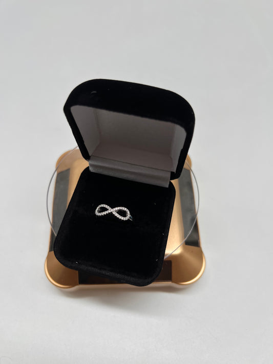 Infinity ring real silver