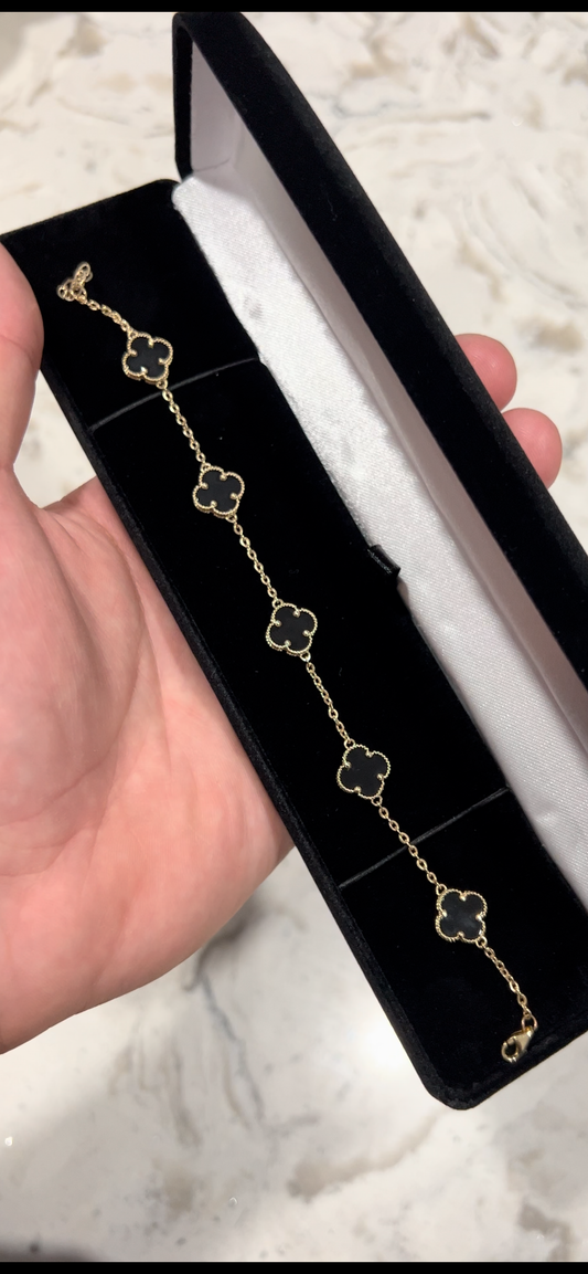 14k real gold van Cleef