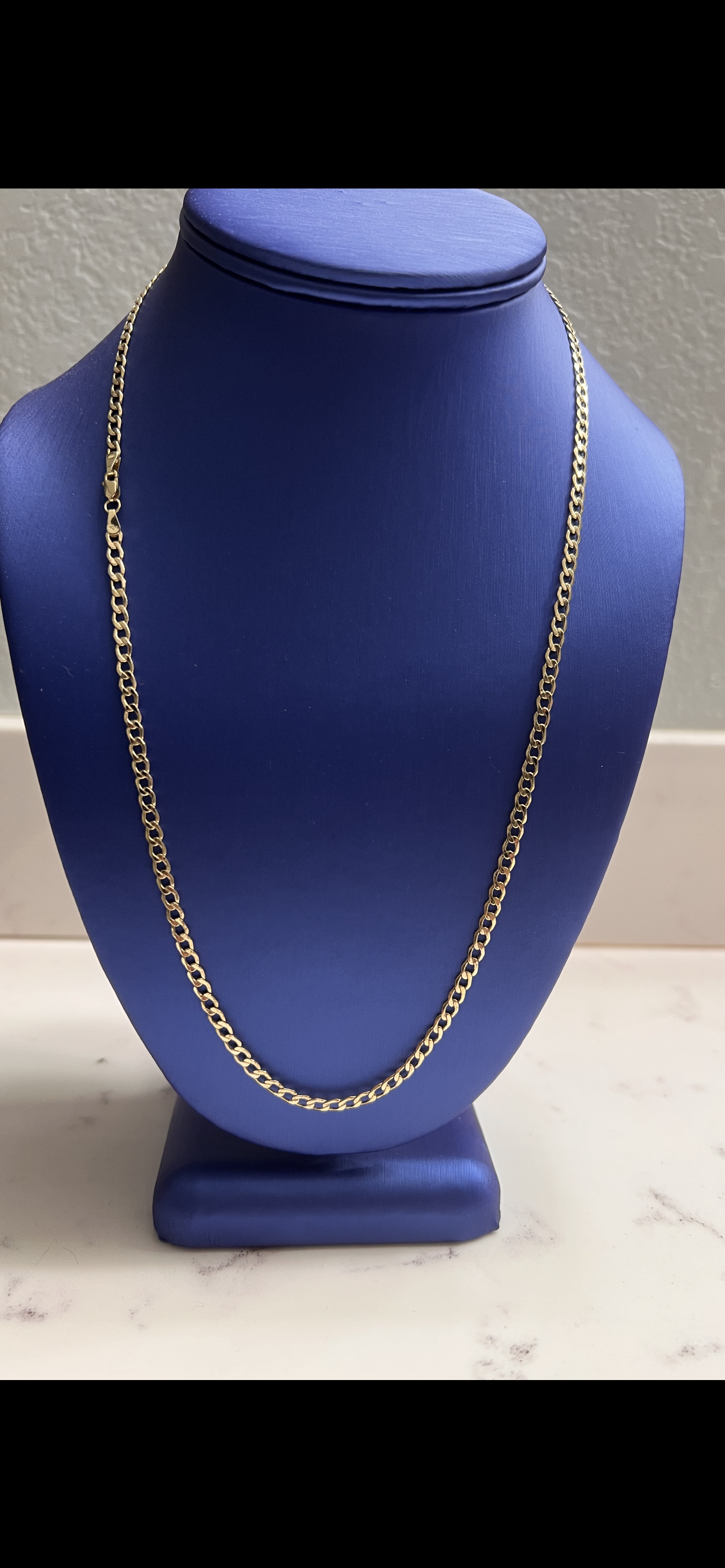 10k real gold Cuban Chain 22inch