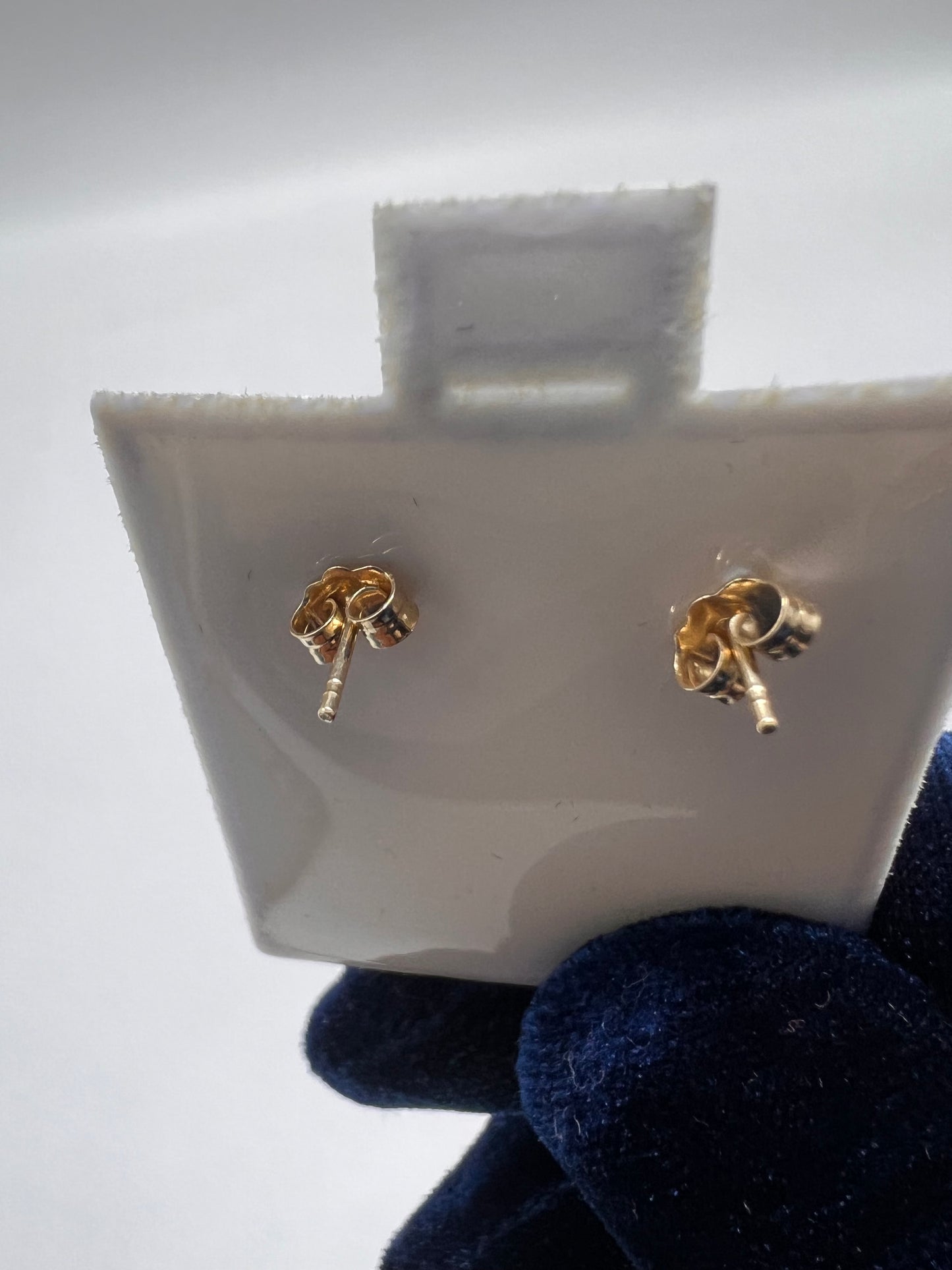 Nugget earrings 14k real gold