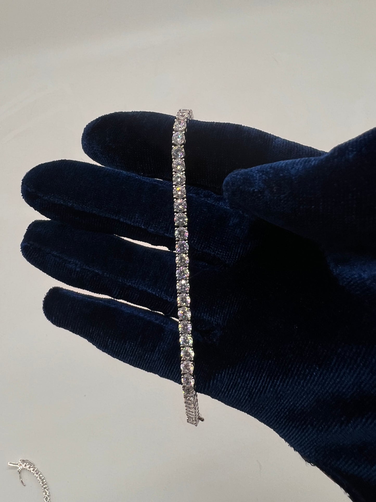 4mm real silver Tennis Bracelet