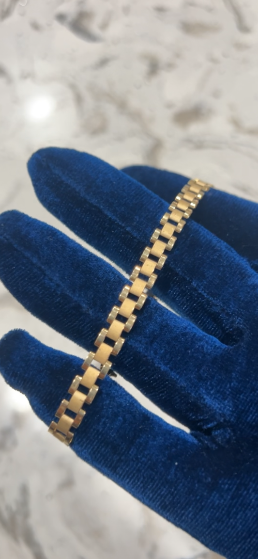 10k Rolex bracelet real gold