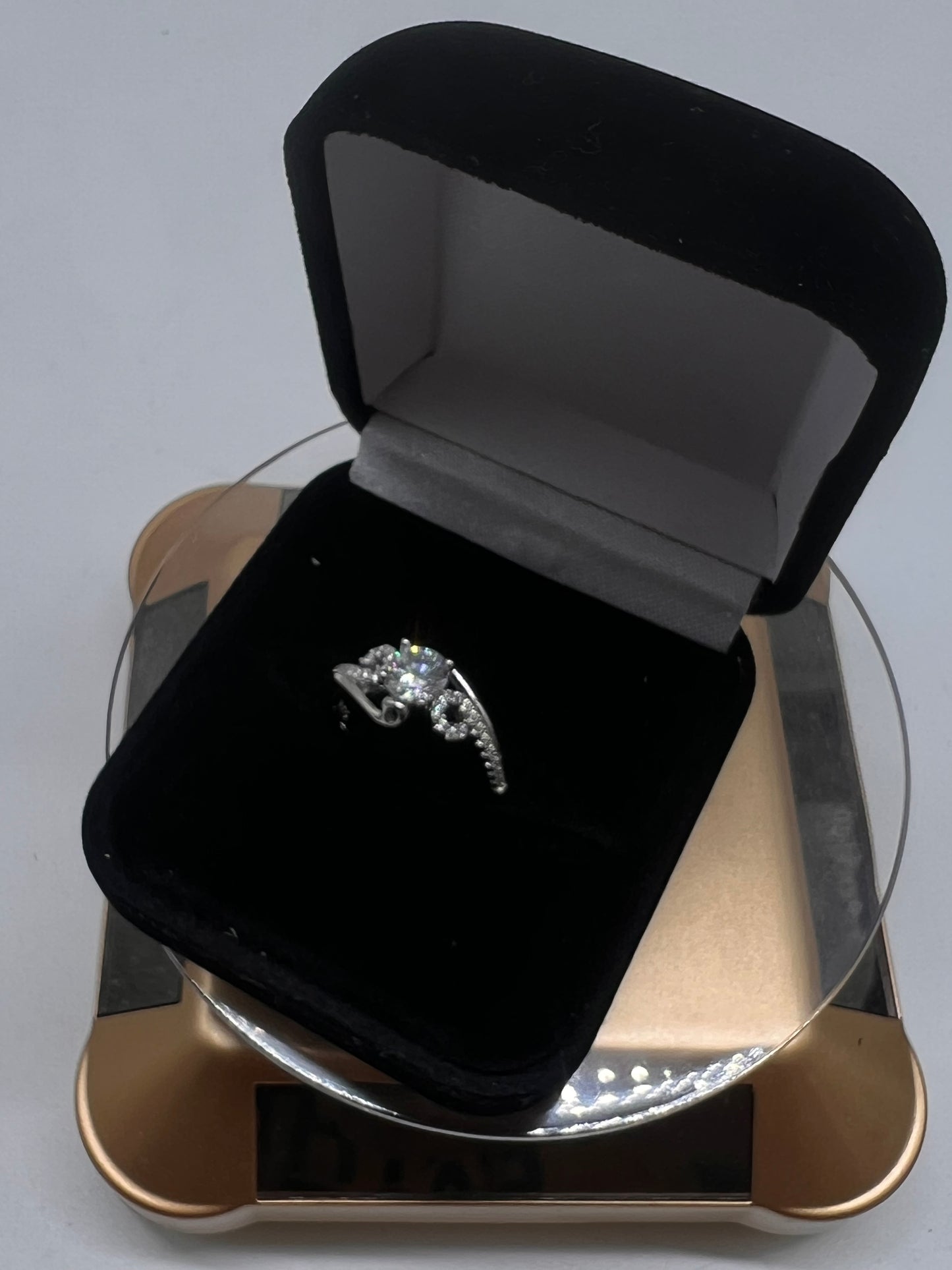 Real silver promise ring