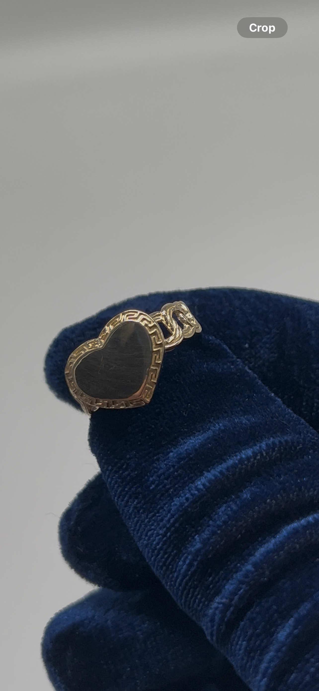 Chino heart ring 14k real gold