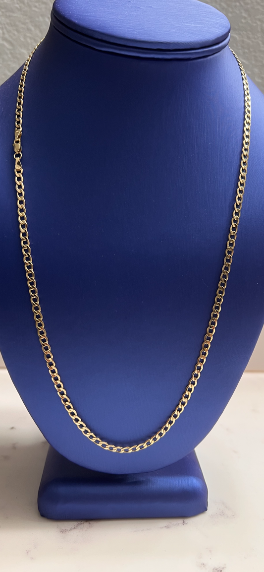 10k real gold Cuban Chain 22inch