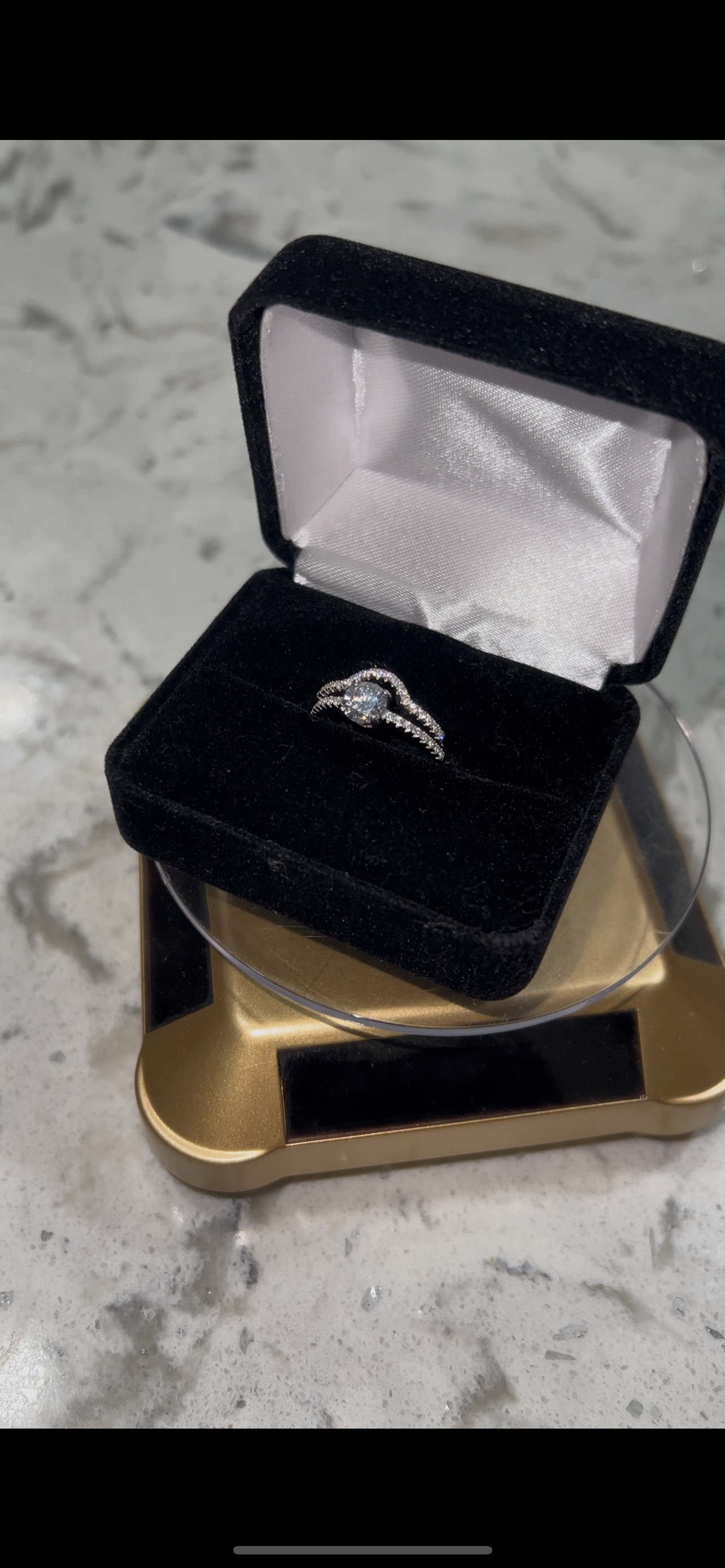 Real silver promise ring
