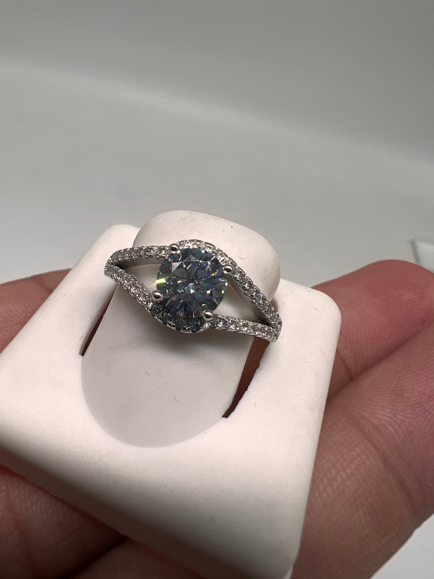 Real silver promise ring