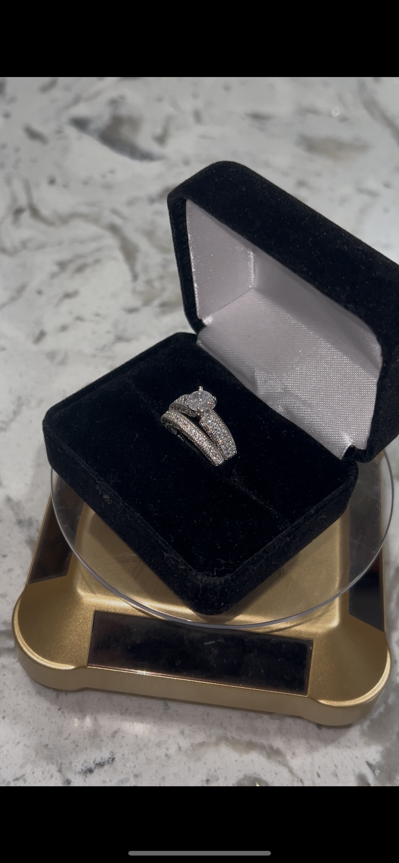 Real silver promise ring