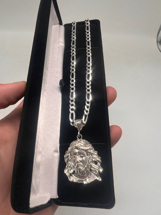 Jesus piece real silver setup