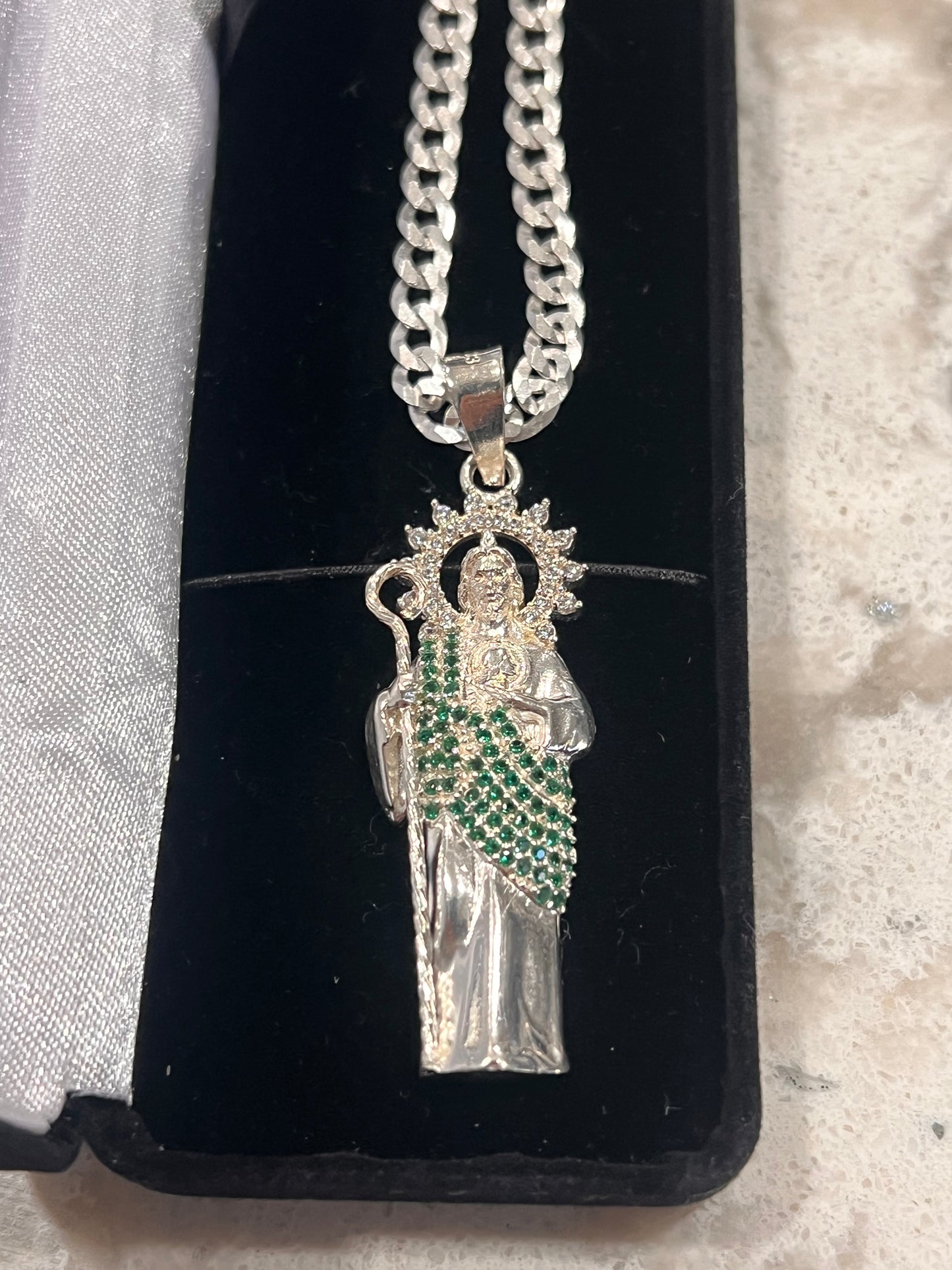 Real silver San Judas set