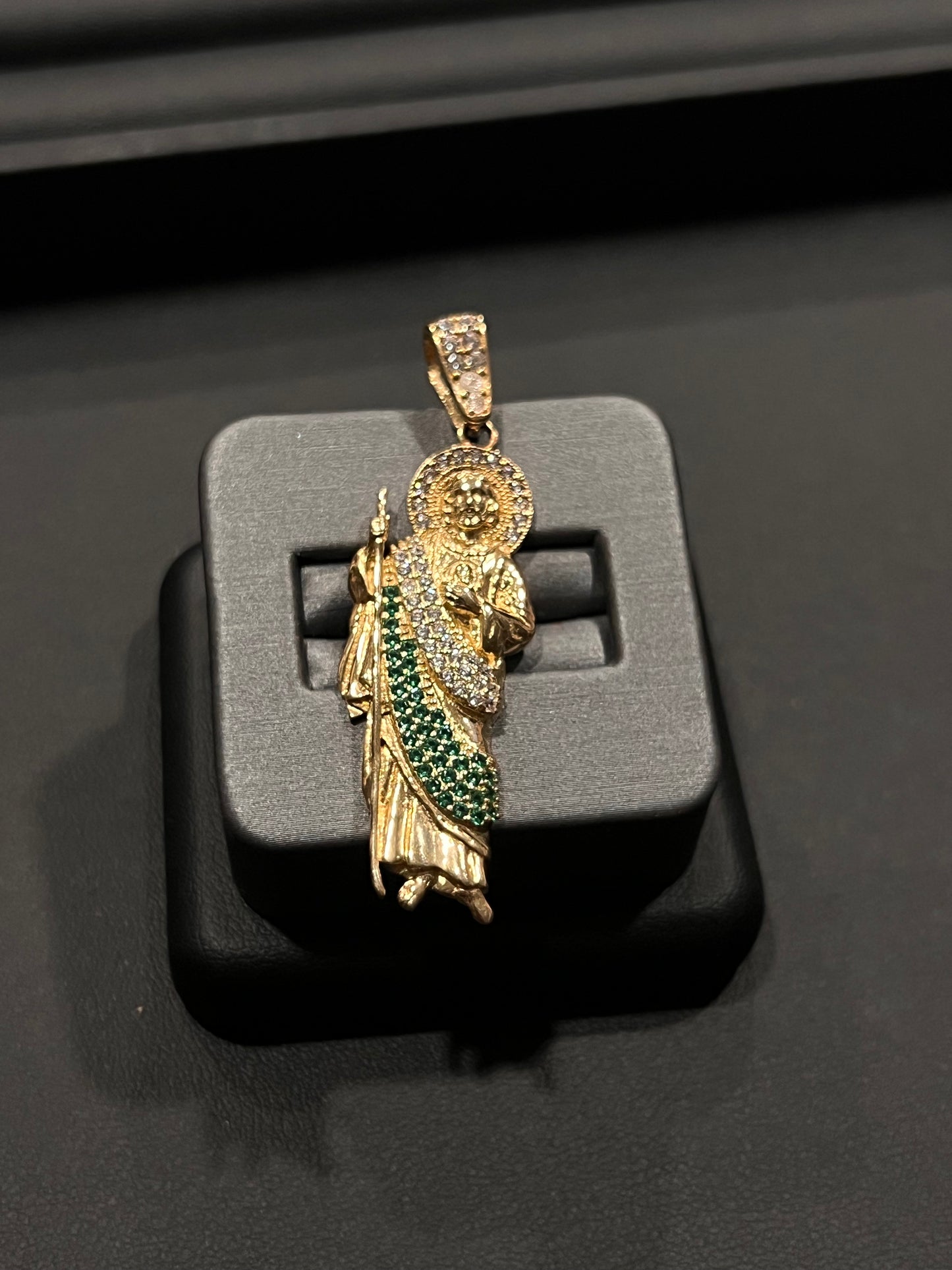 14k real gold San Judas