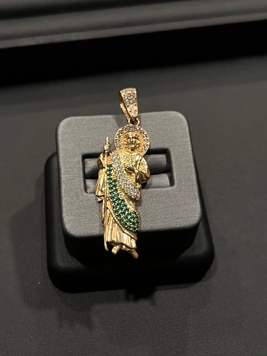 14k real gold San Judas